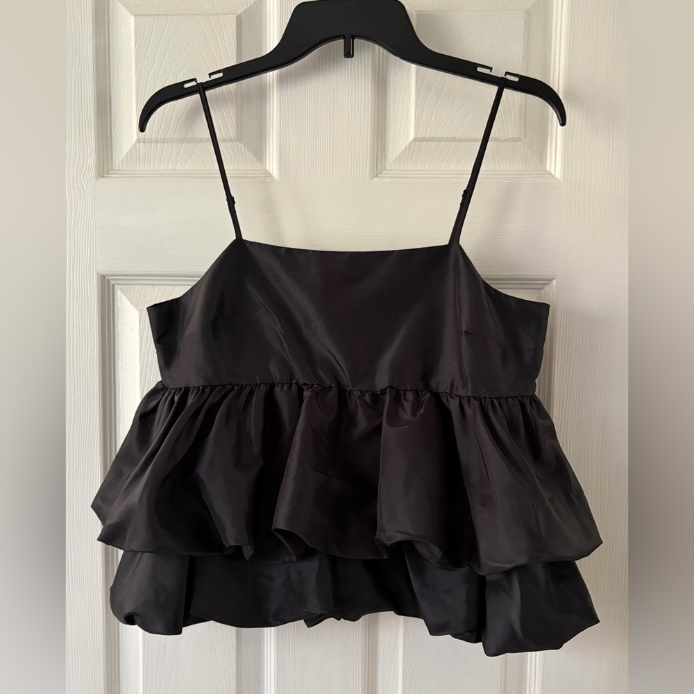 a new day Black Layered Camisole Top